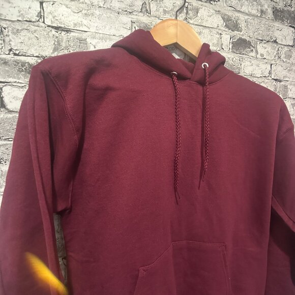 EUC Hanes Eco Smart Women's Burgundy Hoodie Size Small - Picture 3 of 10